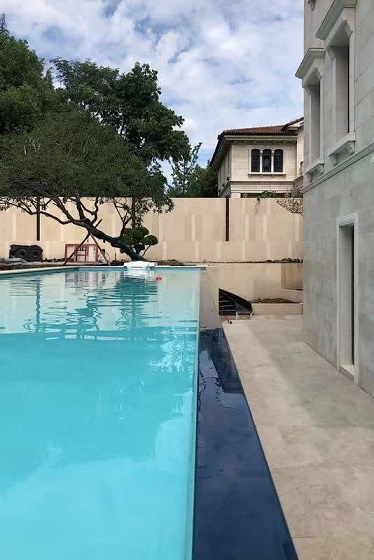 Udendørs kysten akryl swimmingpool